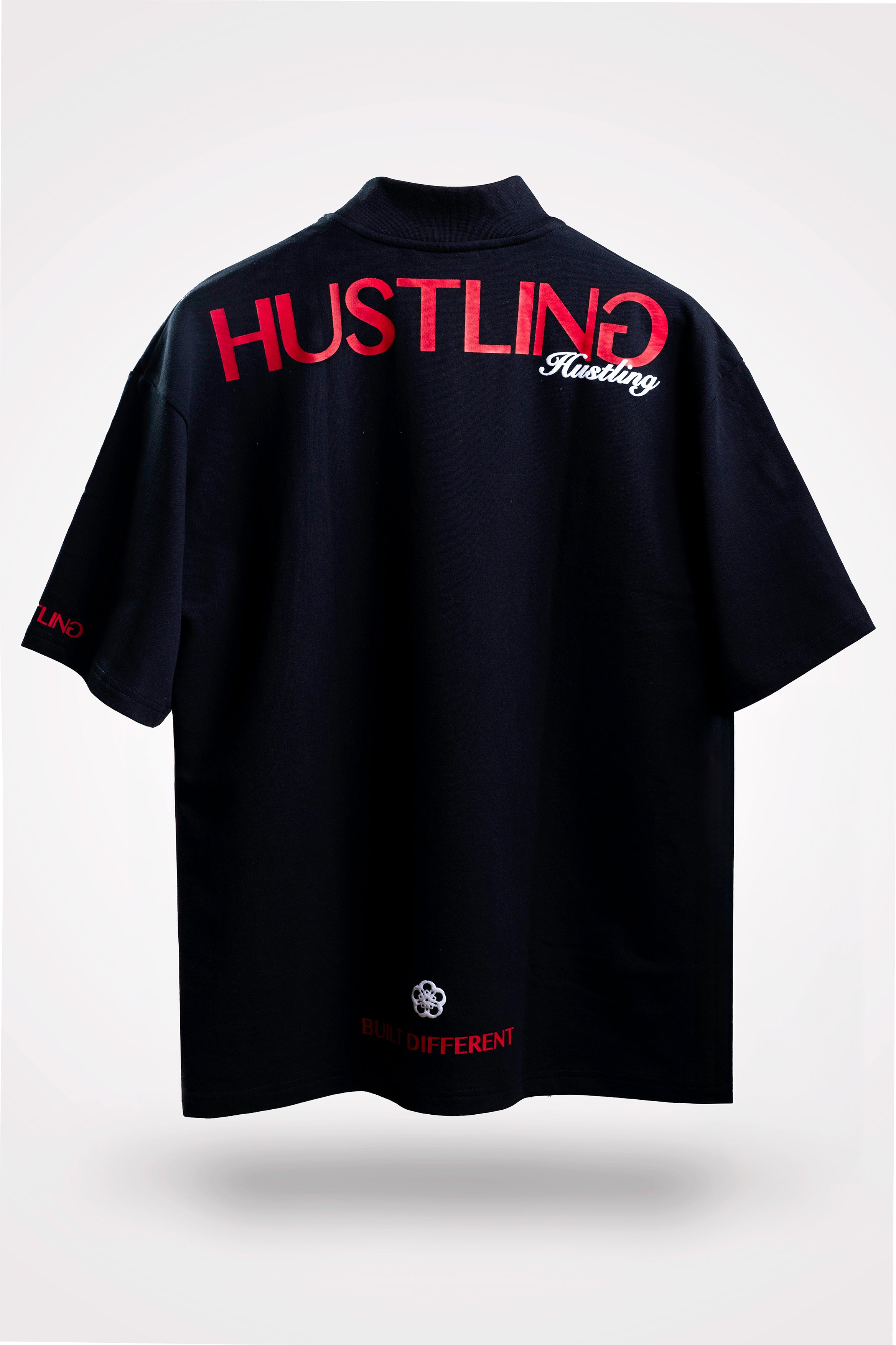 HUSTLING HIGH NECK T-SHIRT