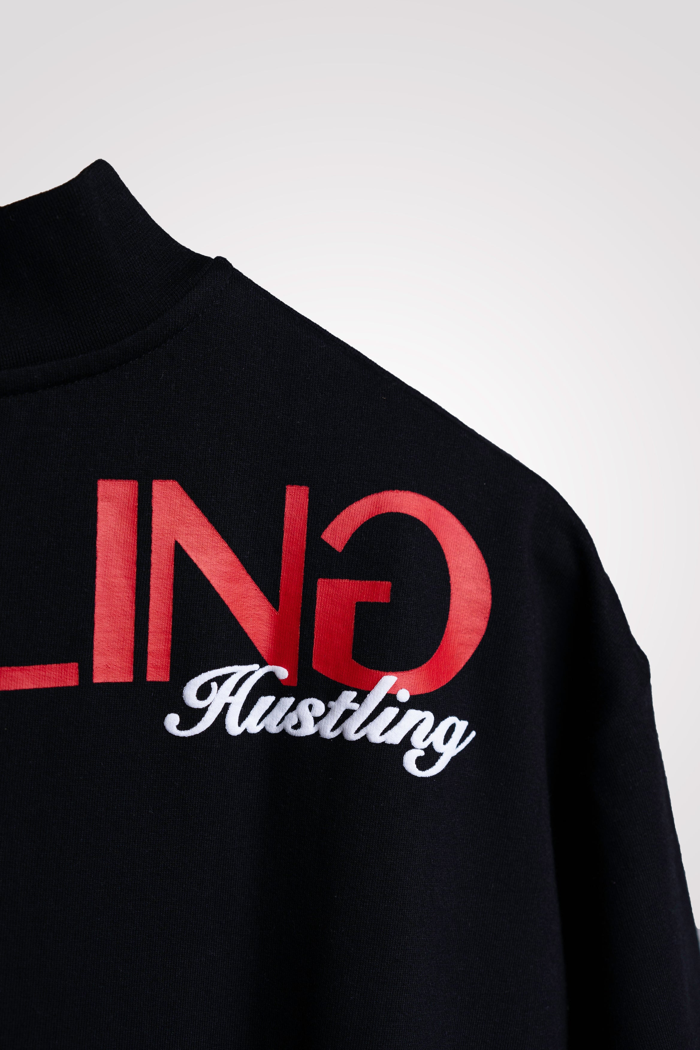 HUSTLING HIGH NECK T-SHIRT